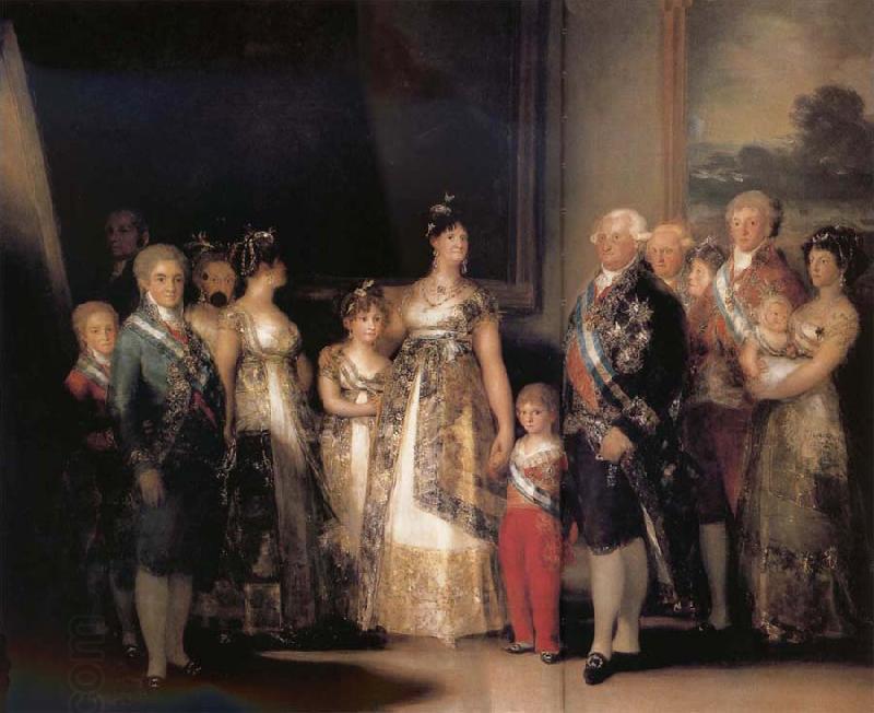 Francisco Goya The Family of Charles IV oil painting picture
